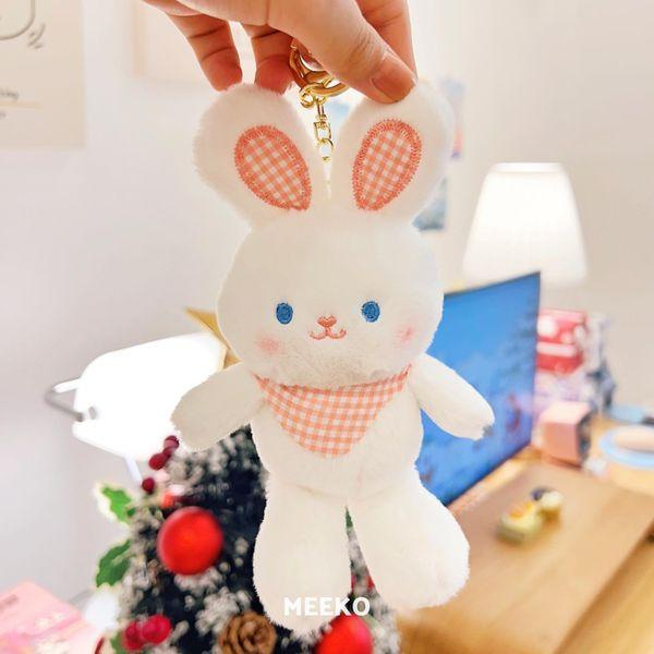 Móc khóa bông mềm mại cao cấp hình cún và thỏ Moca Cute  MEEKO