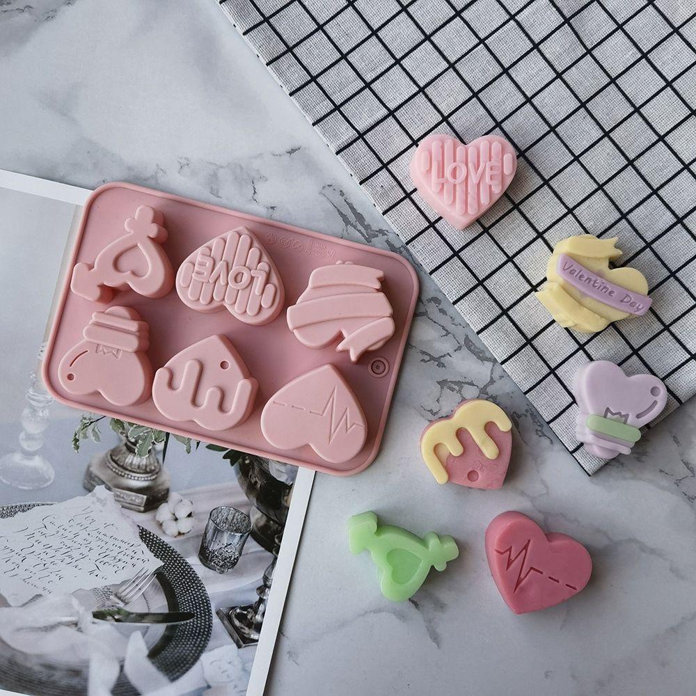 Khuôn Silicone Làm Nến / Sô Cô La / Bánh Kẹo / Quà Valentine