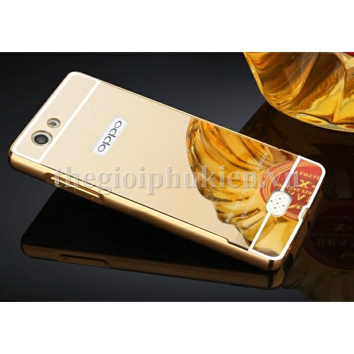Ốp lưng tráng gương OPPO Neo 5 A31 R1201 viền kim loại