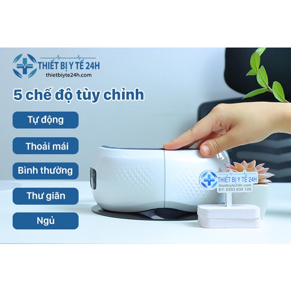 Máy massage mắt giảm cuồng thâm loại dùng pin HY-01 cao cấp