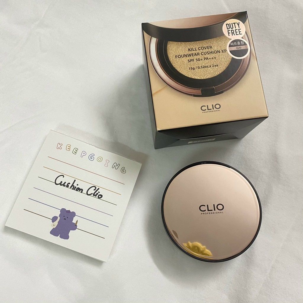 phấn nước CLIO Kill Cover Founwear Cushion XP: cho lớp nền mịn lì | BigBuy360 - bigbuy360.vn