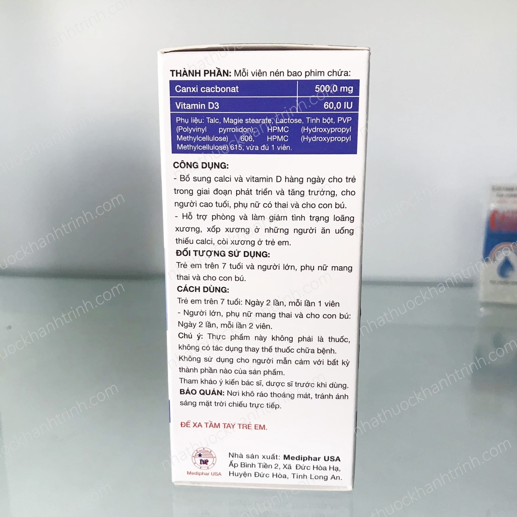 Viên uống Calcium D3 MDP - Bổ sung calci và vitamin D