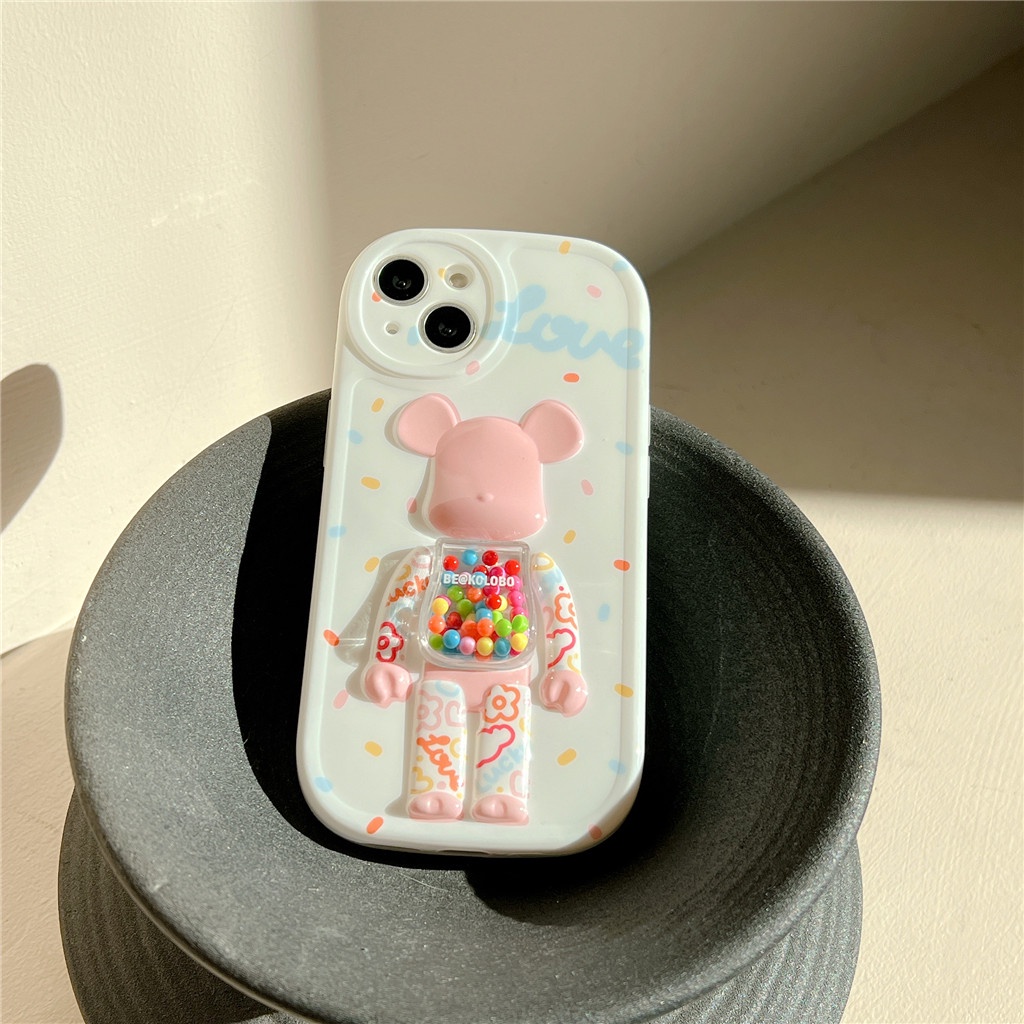 Ốp Điện Thoại TPU Mềm Họa Tiết Hoạt Hình Ba Chiều IMD Cho iphone Case 14 Pro Max 13 Pro Max 12 Pro Max