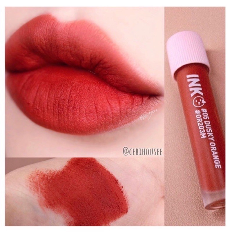 Son Kem Ink Peripera Matte Blur Tint sẵn màu 05,09