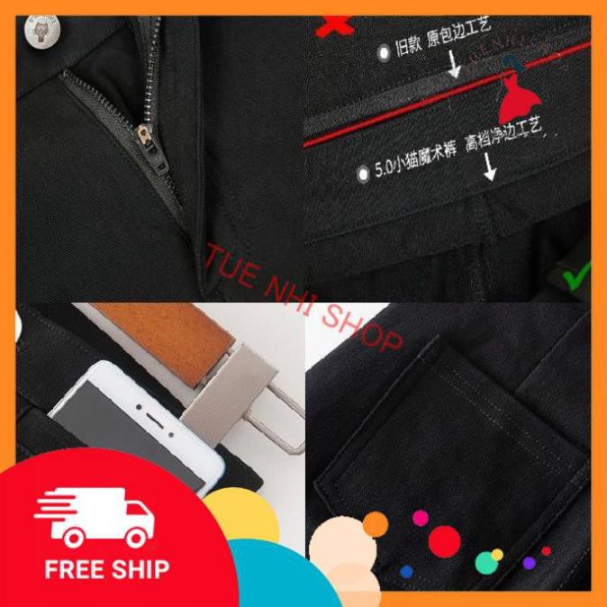 Quần tregging legging nữ cạp cao chất Umi Hàn hàng loại 1 chuẩn form tôn dáng thon chân QD09 | BigBuy360 - bigbuy360.vn