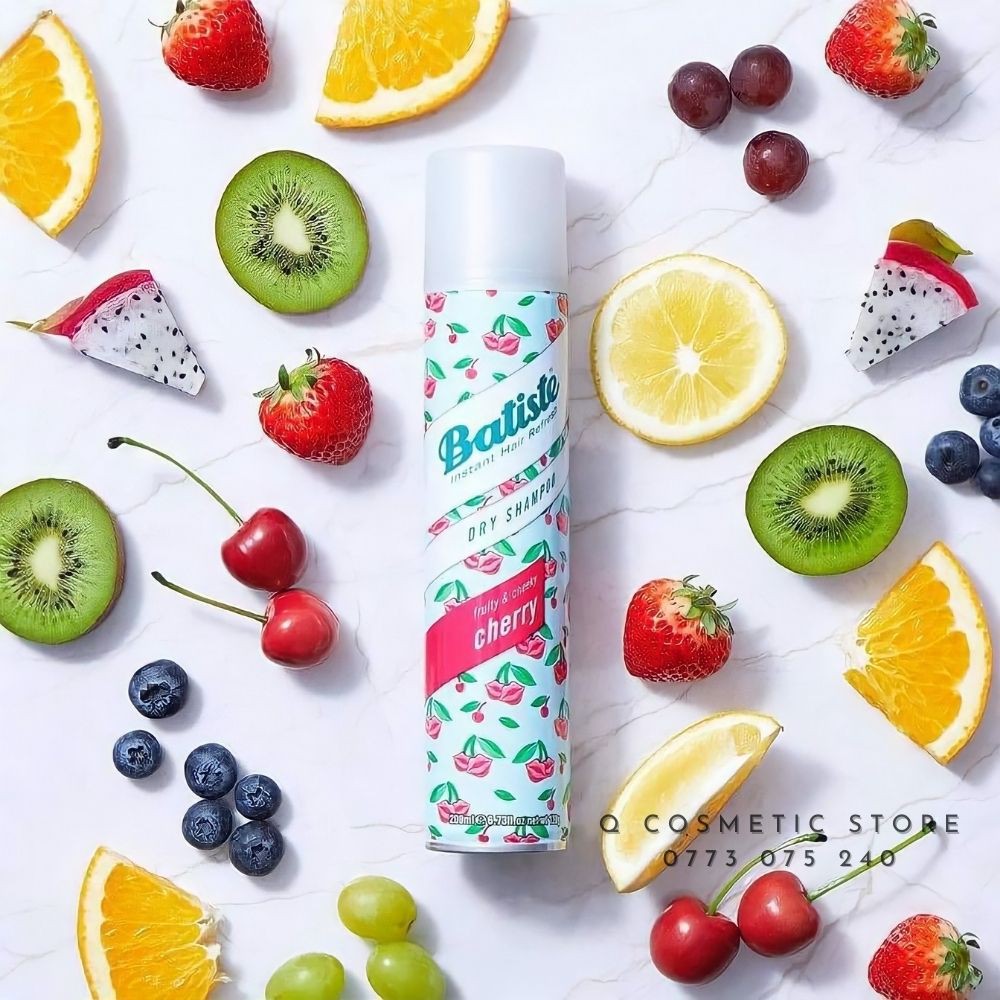 Dầu Gội Xịt Khô Batiste Dry Shampoo Giúp Tóc Bồng Bềnh, Hết Bết Tức Thì 200ml