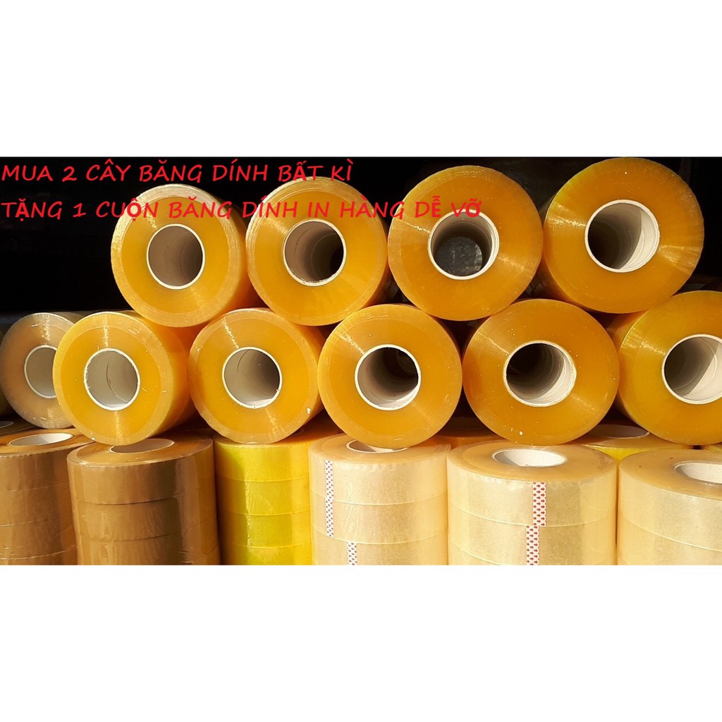COMBO 6 Cuộn Băng Dính 0.8KG Lõi 2ly SIÊU MỎNG, SIÊU DÍNH