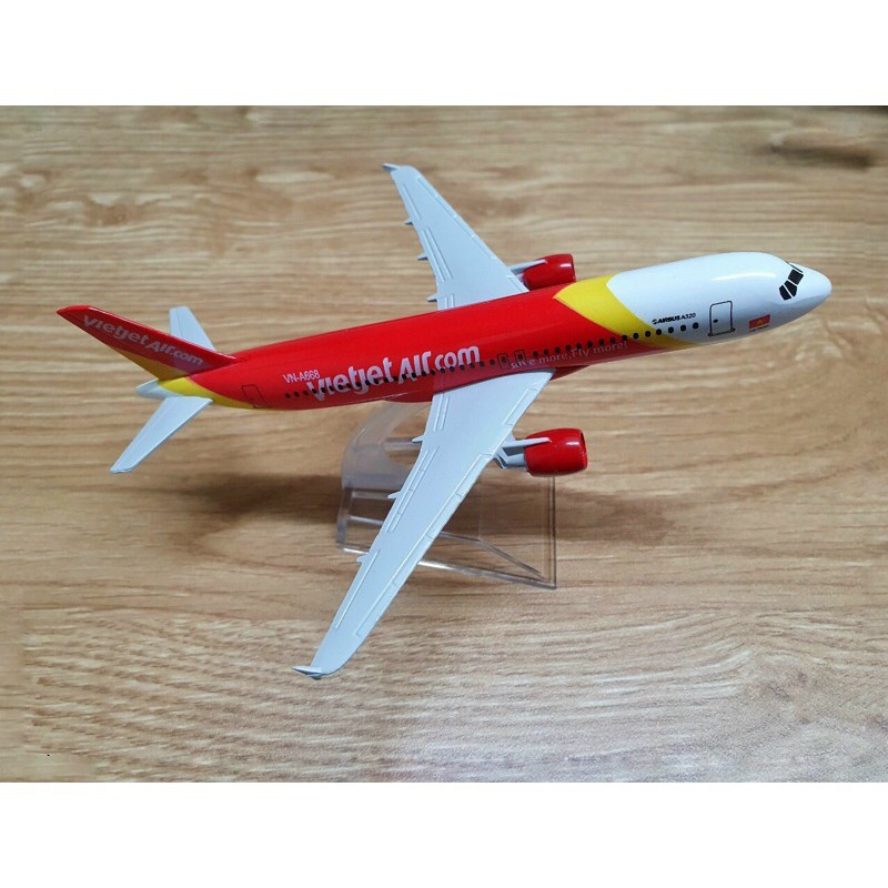 Mô hình máy bay Vietjet air 16cm