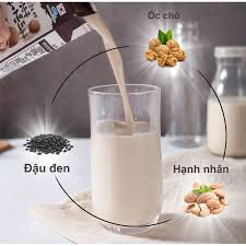 Sữa Hạt Óc Chó Hạnh Nhân Đậu Đen Hàn Quốc Nonghyup Thùng 24 Hộp X 190ml