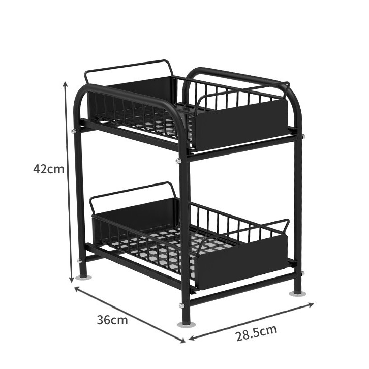 Kệ Đa Năng Nhỏ 2 Tầng Vando Kệ Để Gia Vị, Chai Lọ Cao Cấp Trong Phòng Bếp, Giá Kệ Lắp Ráp Thông Minh