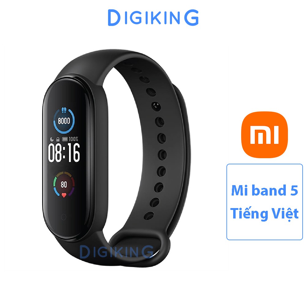 Dây đeo Mi Band 6, 5, dây đeo miband full tiếng Việt chính hãng Xiaomi