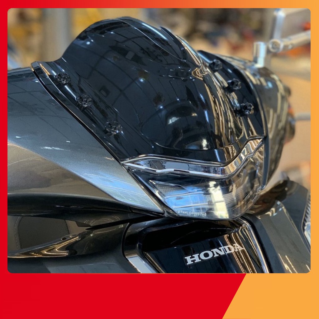 [XẢ KHO] ỐP CHẮN GIÓ, MÃO SỬ DỤNG CHO SH 2020 MÀU ĐEN BÓNG XINH LUNG LINH