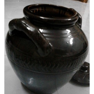 Hũ gạo ( bình rượu) gốm sứ Bát Tràng, 10 lit