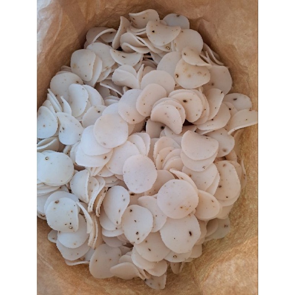 Bánh Phồng Tôm Sa Đéc Tiêu Cay trắng. 0.5Kg ~ 1Kg. Thơm, phồng to.