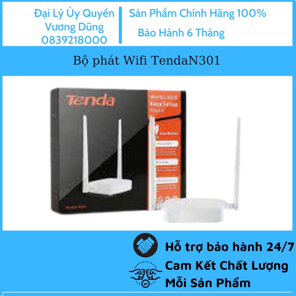 Bộ phát Wifi TendaN301 ( Chính hãng phân phối )