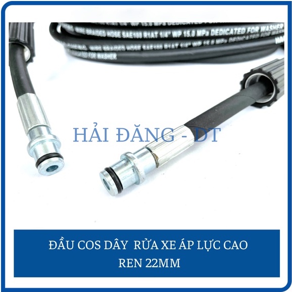 Đầu cos ren trong 22mm cho dây rửa xe áp lực cao