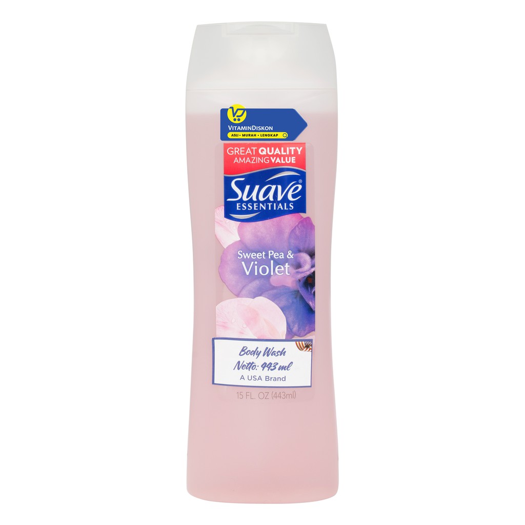 (hàng Mới Về) Sữa Tắm Toàn Thân Suave Essentials Ngọt Ngào Pea - 443 ml