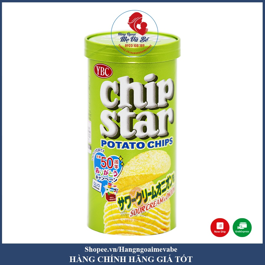 Snack khoai tây YBC Chip Star Nhật Bản ăn vặt cho bé đủ vị (Date 11/2022)