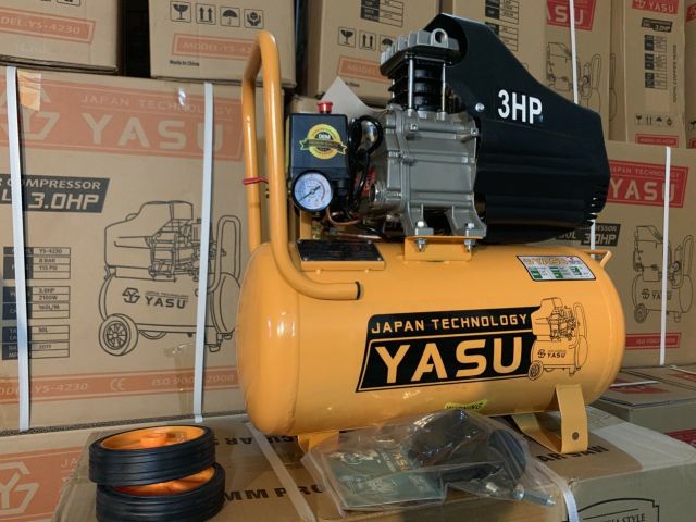 Máy nén khí YASU 30lit có dầu chuyên công trình và gia đình