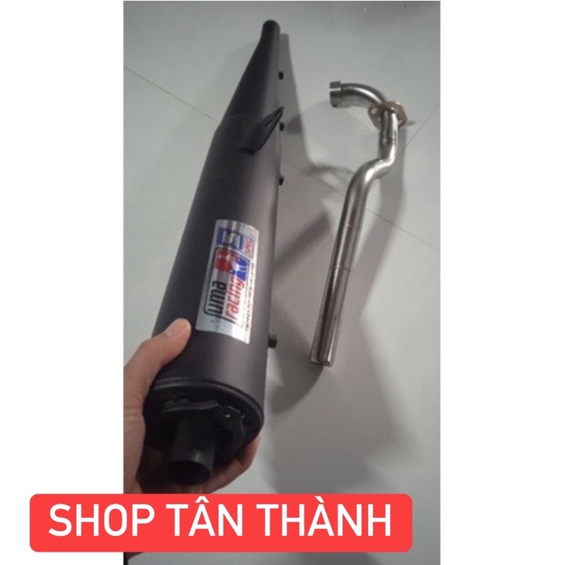 Pô uma v3 + cổ + Ốp gắn xe wave dream cub ex50 sym wave 110 blade rsx kèm clip