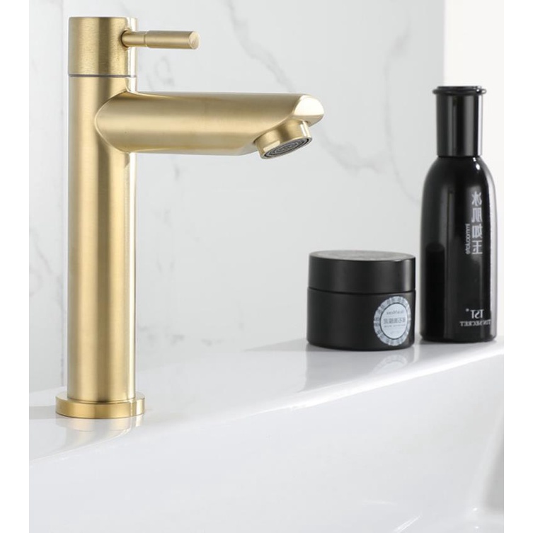 Vòi nước bồn rửa BAOKEMO BKM1003 thép không gỉ 1/ 2 inch tiện lợi