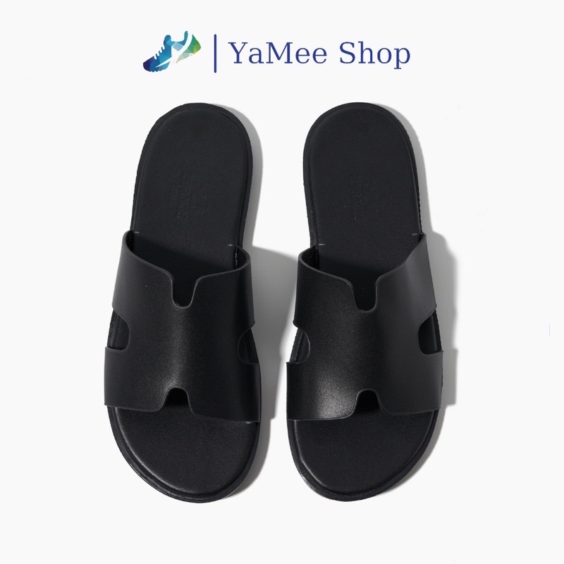 Dép quai ngang nam đế kếp siêu bền, quai da cao cấp