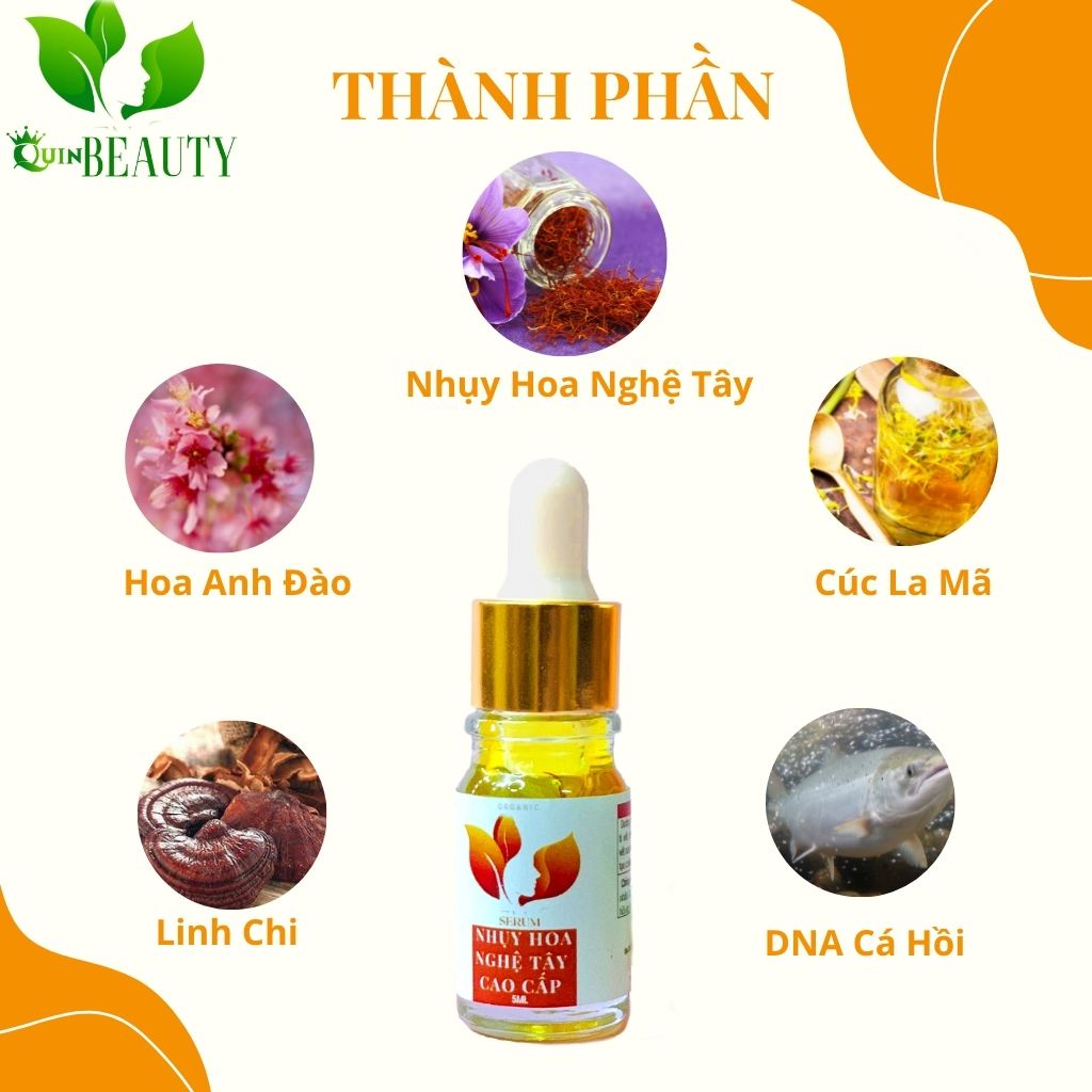 Nhụy Hoa Nghệ Tây Saffron Serum Cao Cấp Duy Trì Độ Ẩm Phục Hồi Da Bảo Vệ Da Cải Thiện Sắc Tố Da 5ml | BigBuy360 - bigbuy360.vn