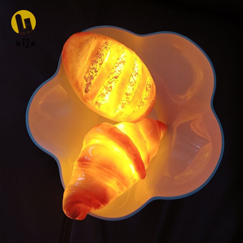 Đèn Ngủ Led Hình Bánh Mì Phong Cách Hàn Quốc Sáng Tạo Dùng Để Trang Trí Phòng Ngủ / Cửa Hàng / Nhà Ở