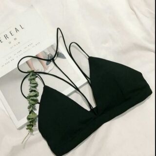 Áo bra satin chữ Y