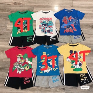 Set bộ bé trai oshkosh nhiều hình