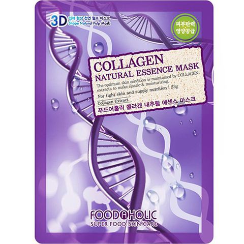 Mặt Nạ 3D Collagen Natural Essence Mask Foodaholic