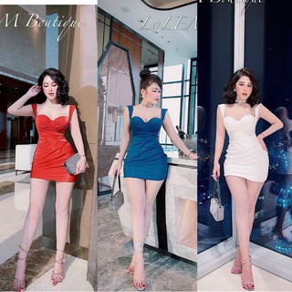 ĐẦM 2 DÂY CÚP NGỰC XẾP LY