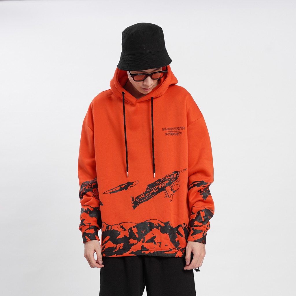 Áo khoác mũ Hoodie Unisex N7 BLACK TRUTH V2 nỉ bông cặp đôi nam nữ Oversize Ulzzang Hàn Quốc thu đông form rộng