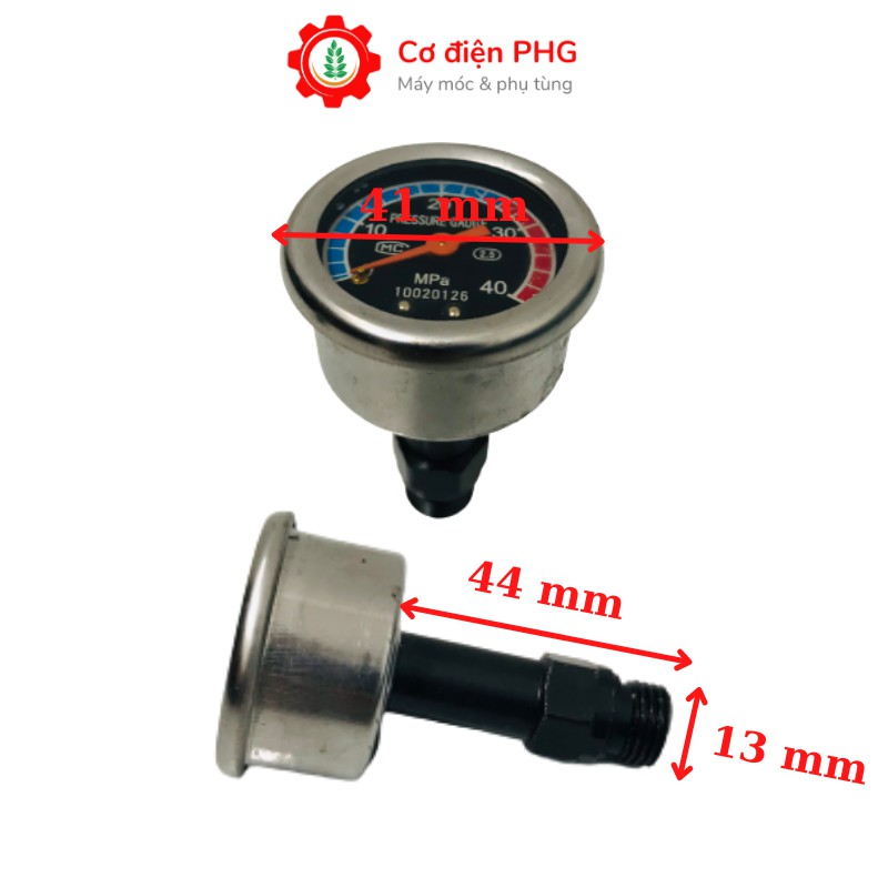 Đồng hồ đo áp lực máy rửa xe mini - phụ kiện máy rửa xe cao áp