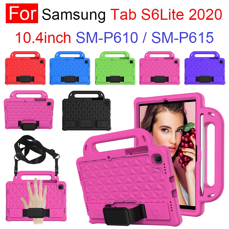 Ốp Máy Tính Bảng Eva Chống Sốc Có Dây Đeo Vai Cho Samsung Galaxy Tab S6 Lite 10.4 S6Lite P610 P615