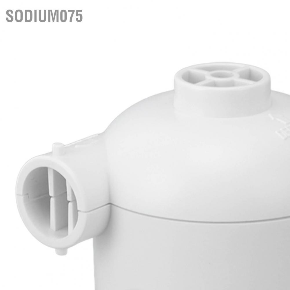 Sodium075 Bơm tí hon hơi nhanh không khí điện mini di động với 4 vòi phun cho túi lưu trữ Thuyền cao su Vòng bơi