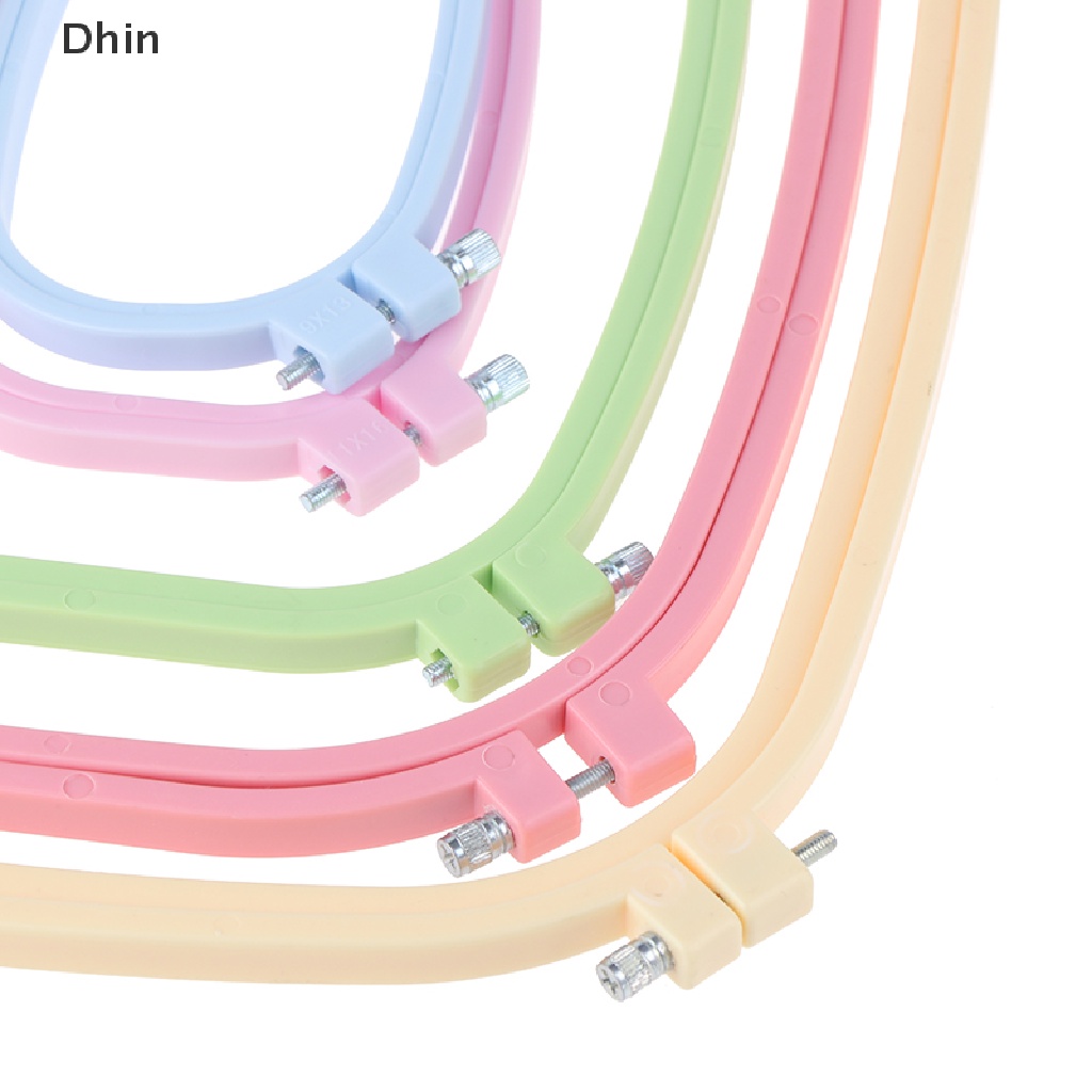 Khung Thêu Bằng Nhựa Hình Vuông Có 5 Kích Cỡ Tiện Lợi