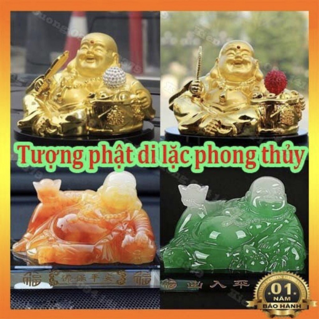Tượng PHẬT DI LẶC Bày Taplo Ô tô , Bàn làm việc