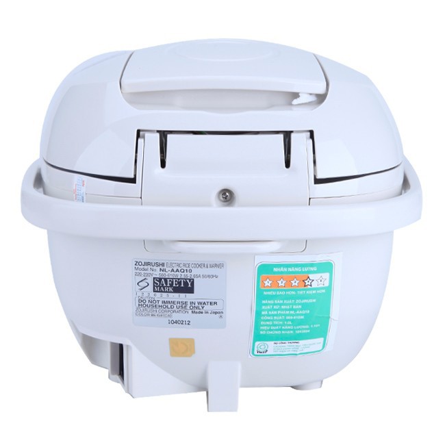 Nồi Cơm Điện Tử Zojirushi ZONC-NL-AAQ10-CA - dung tích 1 Lít - Hàng chính hãng