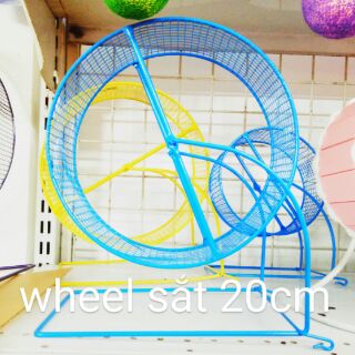 [ ƯU ĐÃI] Wheel sắt cho hamster sóc nhím [ CHỈ CÒN 14CM]