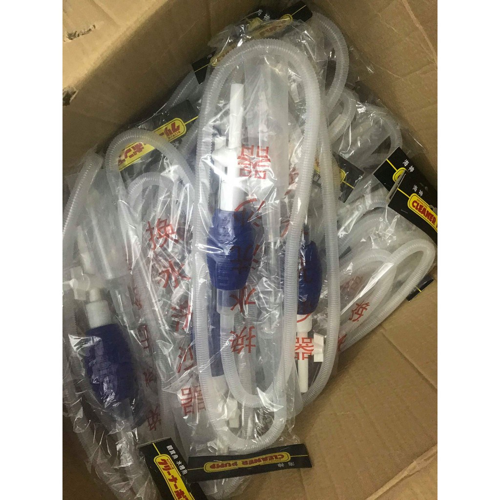 Bơm Tay Hút Nước Bể Cá Có Khóa