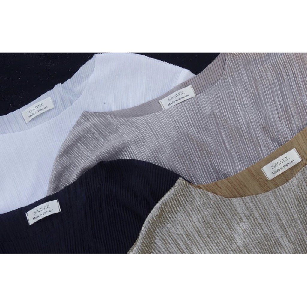 Plated Croptop - Croptop vải dập li - Sauvee s | BigBuy360 - bigbuy360.vn