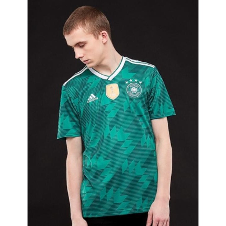 Áo thun nam in chữ GERMANY AWAY W/C FOOTBALL JERSEY 2018