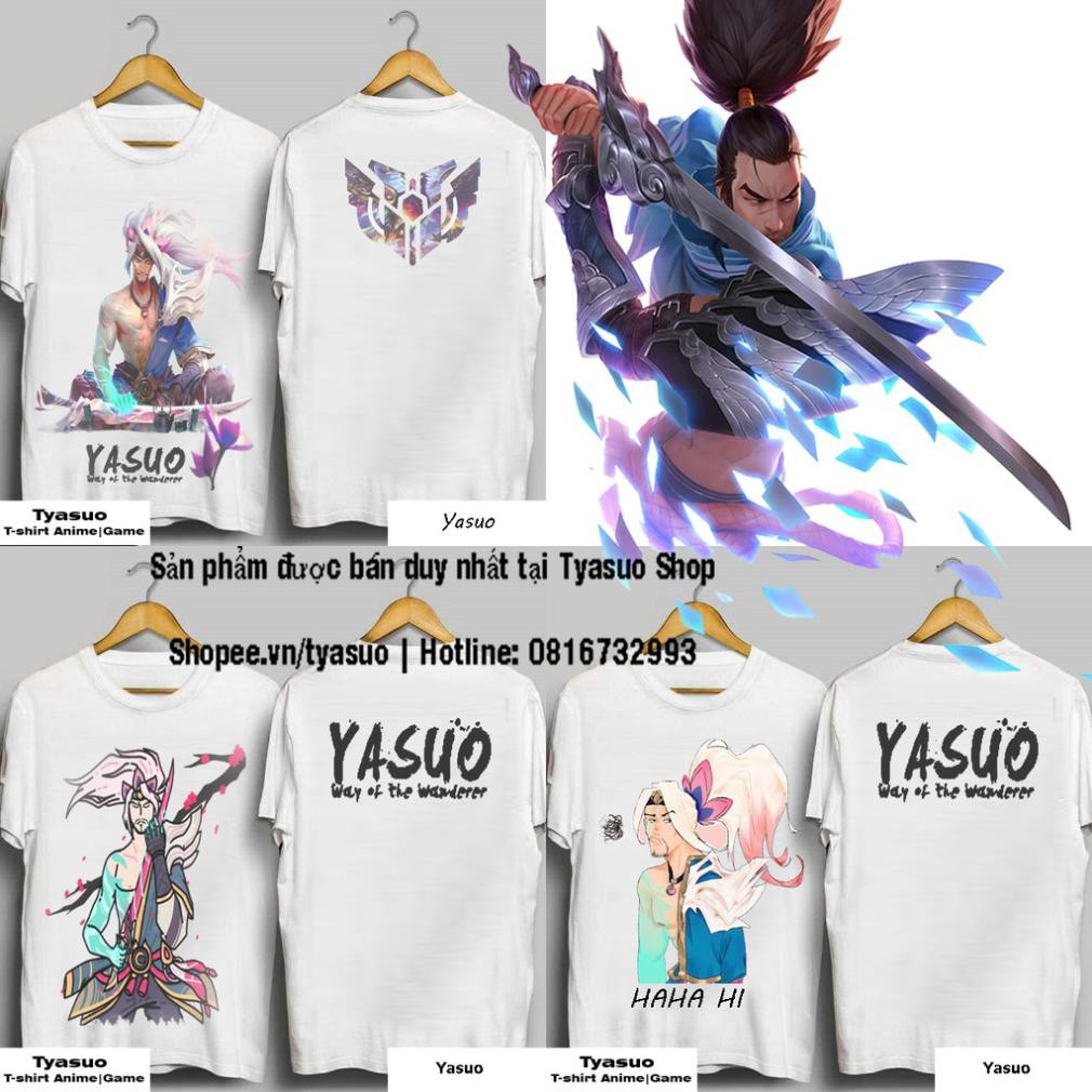 SALE- Áo Yasuo Anh Hùng Lãng Kiếm Nhiều Hình - áo HOT