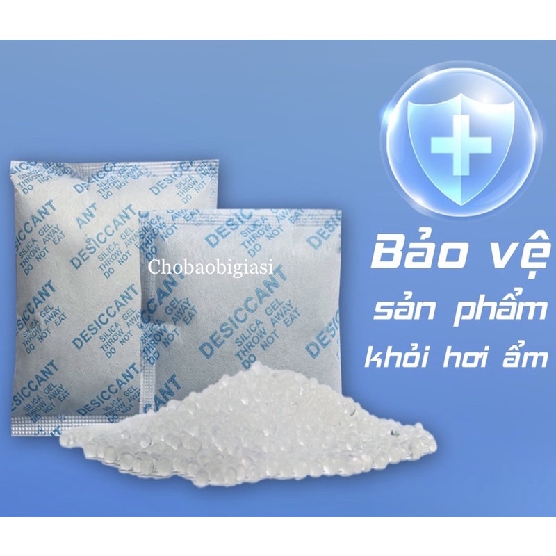 Hạt hút ẩm Silicagel, gói hút ẩm nhiều cở 1g/2g/3g/5g/10g/20g/50g/100g, chống ẩm tốt