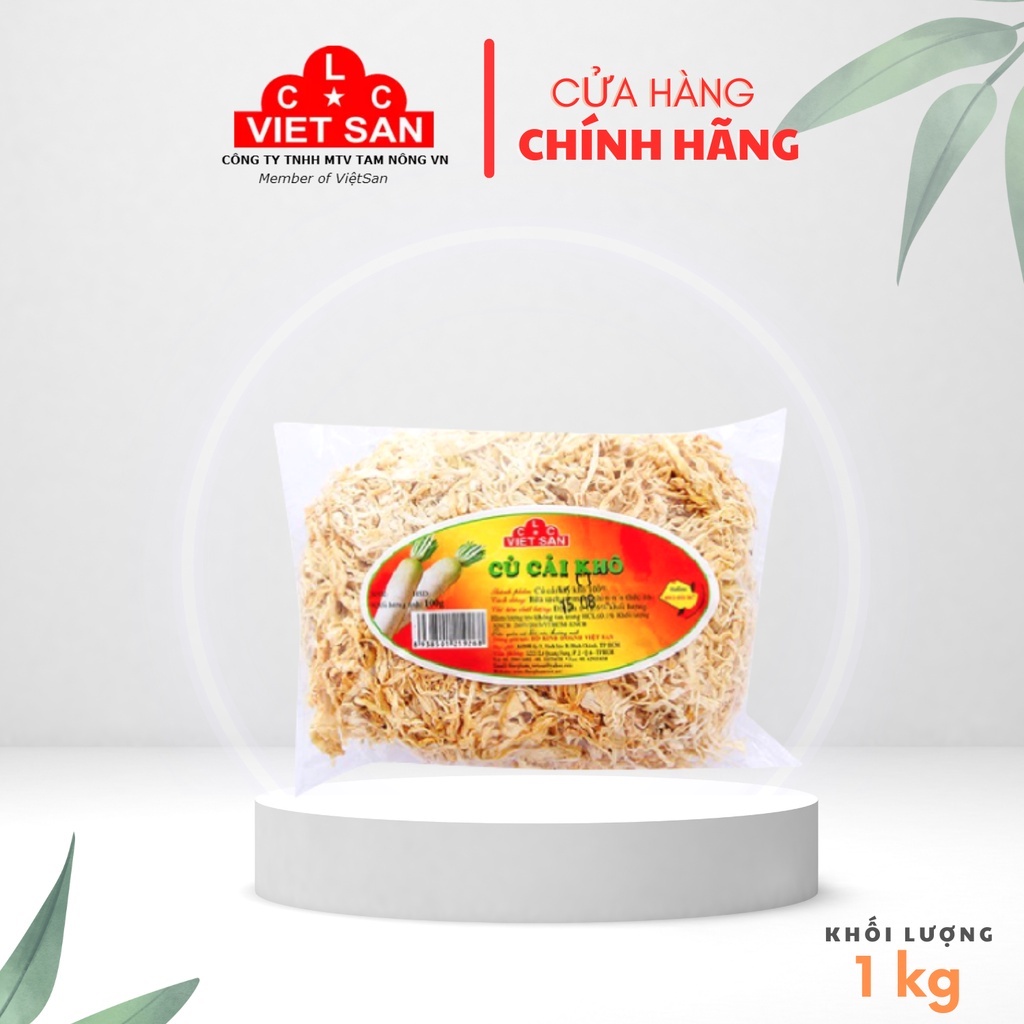 Củ Cải Khô Nguyên Chất Việt San 1Kg