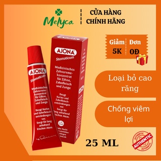 Kem đánh răng Ajona nhập khẩu Đức 25ml loại bỏ cao răng, bảo vệ răng nướu