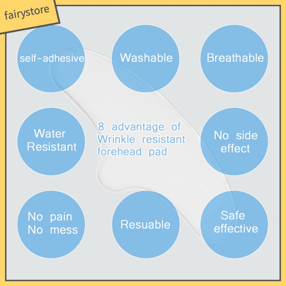[Hàng mới về] Đệm silicon dán trán xóa mờ nếp nhăn có thể tái sử dụng cao cấp