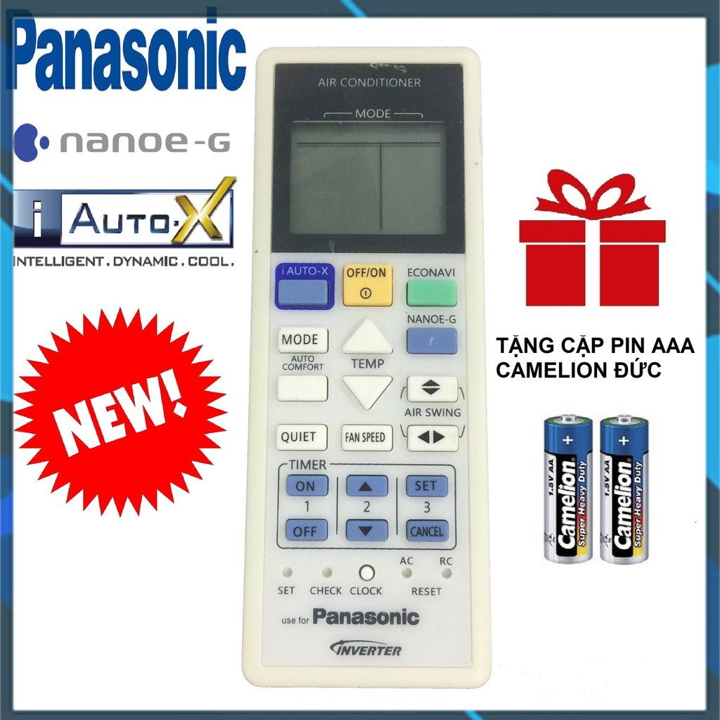 REMOTE MÁY LẠNH PANASONIC INVERTER A75C4143 - ĐIỀU KHIỂN ĐIỀU HÒA PANASONIC INVERTER A75C4143