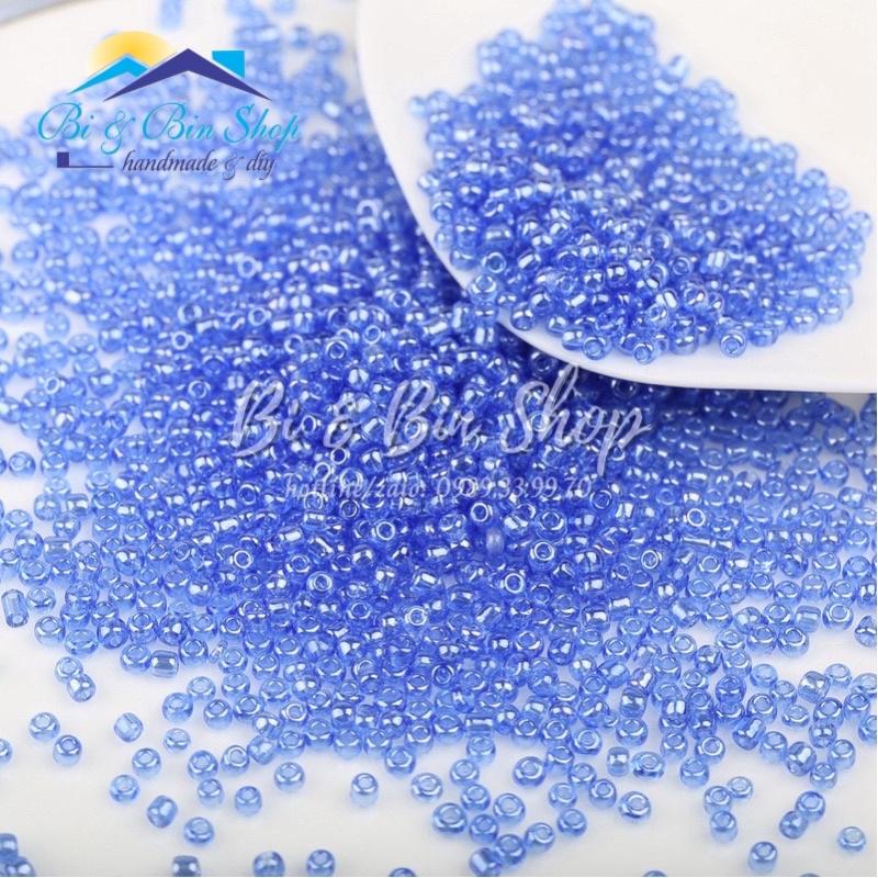 90g Hạt Cườm Đại 4mm Màu Bóng Đính Kết Trang Phục, Làm Trang Sức Handmade